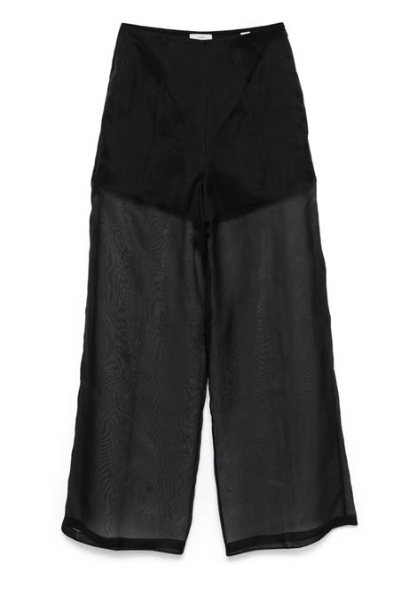 Black palazzo trousers Forte forte - women